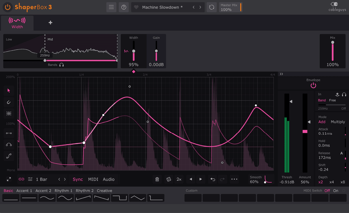 WidthShaper 3 Screenshot